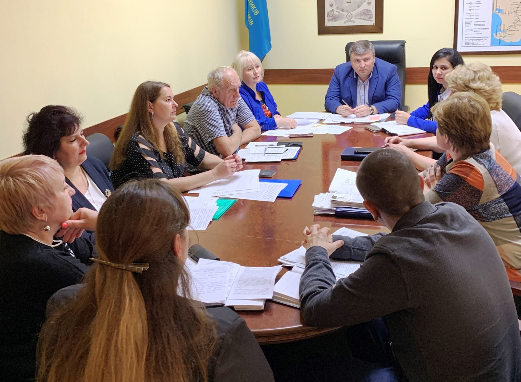 ЗАСІДАННЯ ПРОФЕСІЙНИХ СЕКЦІЙ ДОРПРОФСОЖУ ПРИДНІПРОВСЬКОЇ ЗАЛІЗНИЦІ