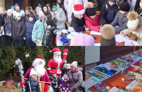 Святий Миколай завітав до дітей залізничників!