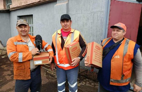 Залізничники-спілчани Запорізького теркому отримали допомогу від французьких партнерів!