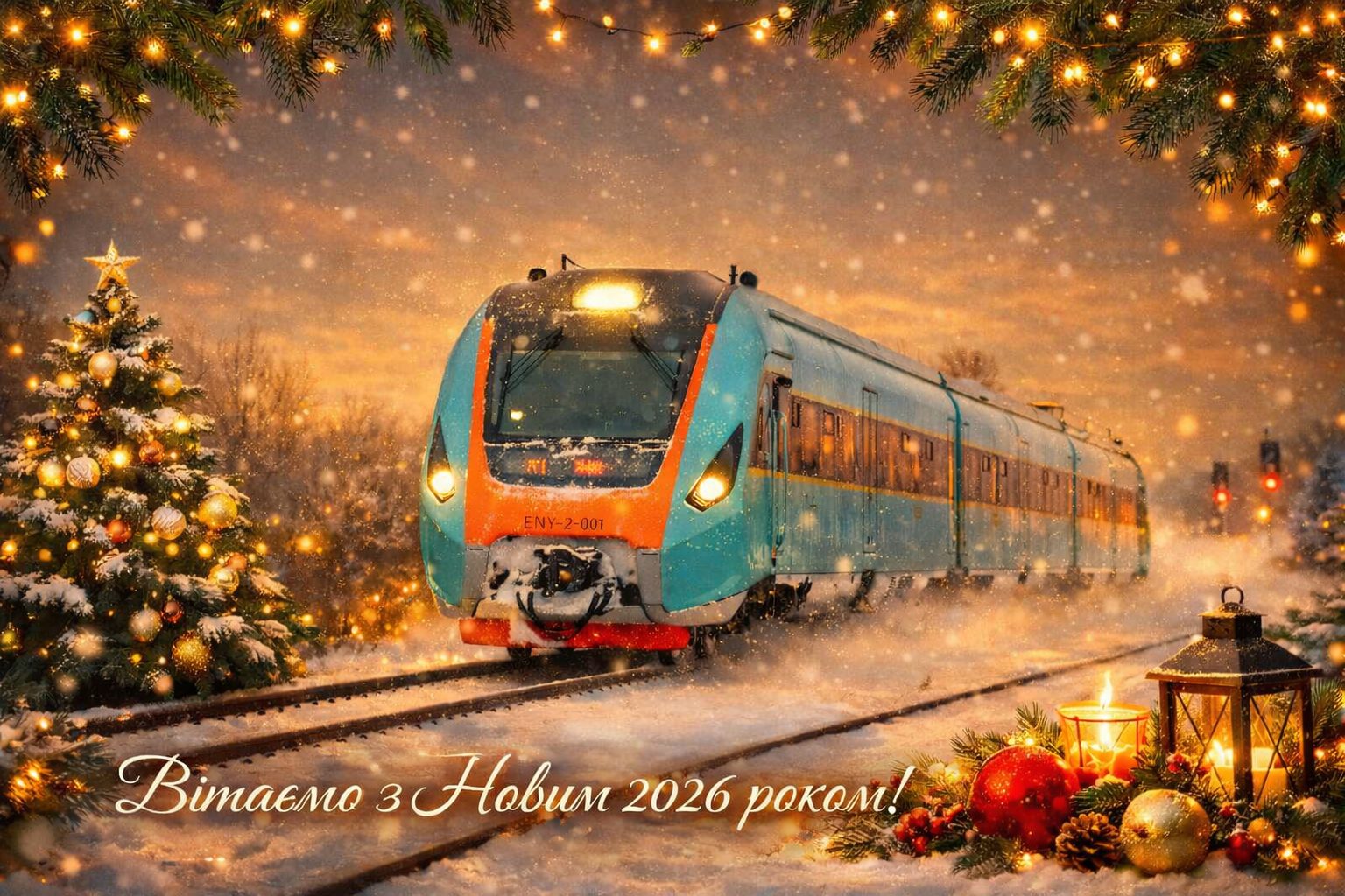 Вітаємо з Новим 2026 роком!